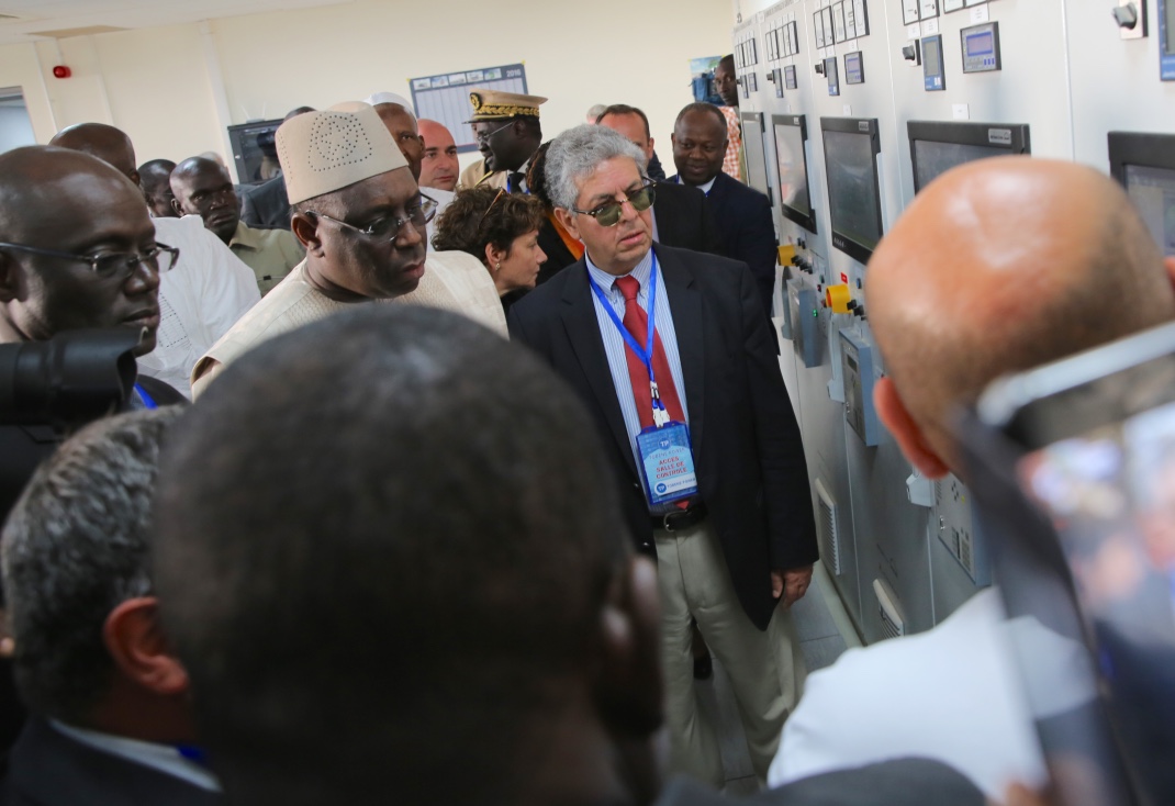 Inaugurations Centrale électrique Taiba Ndiaye et Route des Grandes Niayes