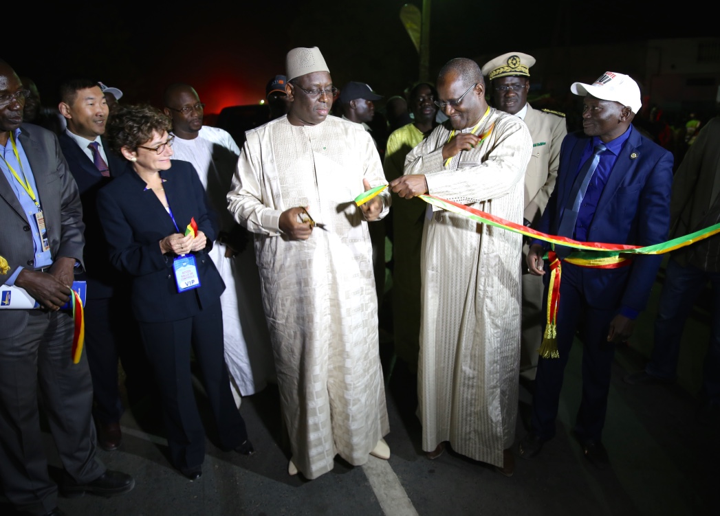 Inaugurations Centrale électrique Taiba Ndiaye et Route des Grandes Niayes