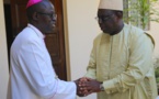 Visite du PR à Monseigneur Benjamin Ndiaye