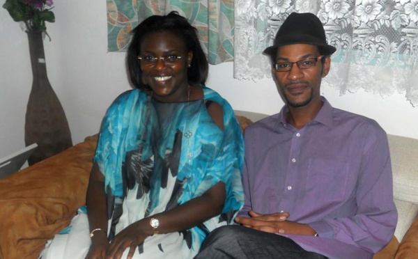 Maxime Sene avec Avec la 1ere dame du SENEGAL Marieme FAYE SALL