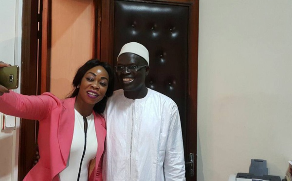 Aby Ndour Chez Khalifa Sall aprés son audition