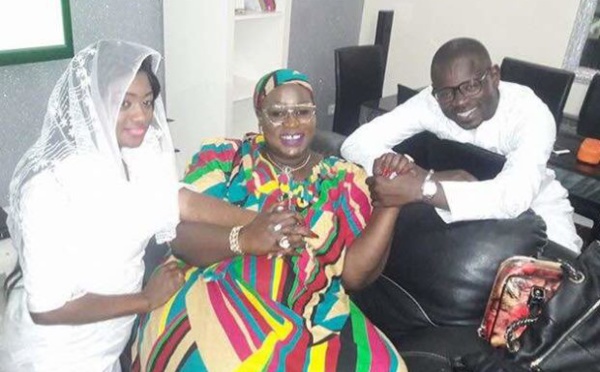 Image: Pape Cheikh Diallo et sa femme Kya Aidara en toute complicité avec …