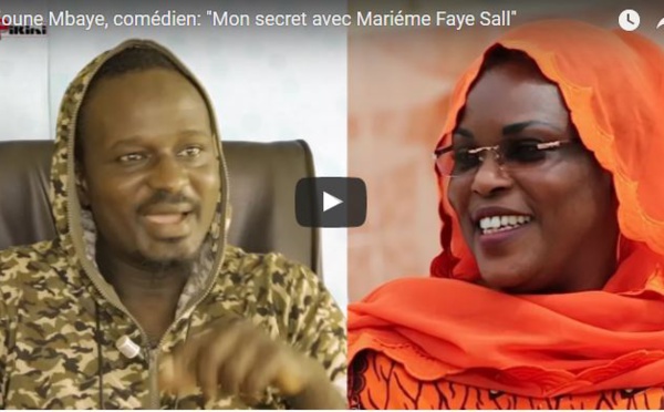 Alioune Mbaye, comédien: « Mon secret avec Mariéme Faye Sall »