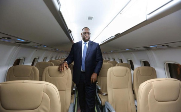 Le président Macky Sall a pris le vol Air Sénégal ce matin (Images)