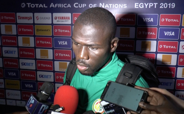 CAN 2019-Koulibaly aux journalistes : « je m’en excuse »