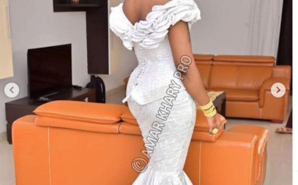 Mariage: admirez la magnifique robe de Mbathio (Photos)