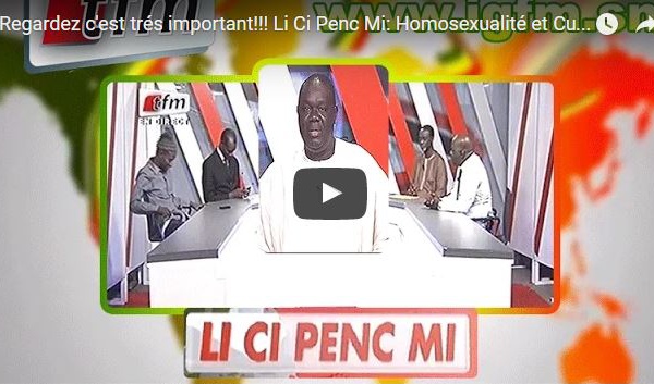 Regardez c'est trés important!!! Li Ci Penc Mi: Homosexualité et Culture - 21 Janvier 2016