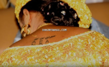 Le tatouage de Aïda Salihou, épouse de Serigne Béthio, mis à nu. Regardez