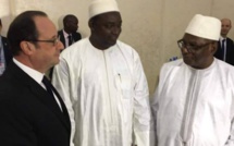 Les images du Pr Adama Barrow présent au sommet Afrique-France à Bamako