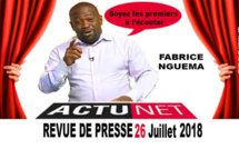 Revue de presse de Fabrice Nguéma du 26 juillet