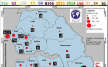 COVID-19/CARTE GEO CONSULTING SERVICES Total des cas recensés par région (à la date du 13 juillet)