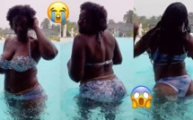 Dans une piscine, l’actrice Marème Dial dévoile ses atouts et régale ses followers (Vidéo)