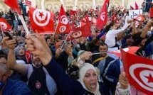 Manifestation à Tunis contre les politiques du président Saied et le projet de Constitution