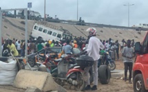 Un bus " Ndiaga Ndiaye " dérape sur l'autoroute