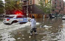 New York inondée et en partie paralysée par des pluies torrentielles