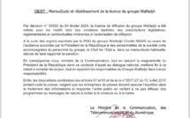 Rétablissement de la licence de Walf : les explications du ministre de la Communication, Me Moussa Bocar Thiam