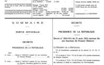 Fin de règne: Macky met fin par décrets aux fonctions du Pm, des membres de son Cabinet, du secrétaire Général du Gouvernement Seydou Guèye