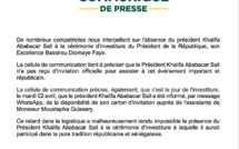 Absence de Khalifa à l'investiture de Diomaye : les précisions de Taxawu Senegal