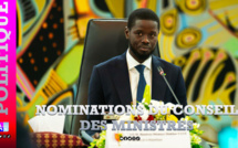 Les nominations en conseil des ministres du Mercredi 03 Juillet 2014