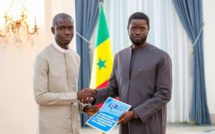 Le chef de l'Etat, Bassirou Diomaye Faye, a reçu la délégation de la Convention des Jeunes Reporters du Sénégal (CJRS)