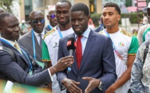 Le Président de la République Bassirou Diomaye Faye, s'est rendu au village olympique