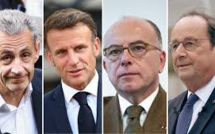 NOUVEAU PREMIER MINISTRE: CAZENEUVE, HOLLANDE ET SARKOZY REÇUS PAR MACRON À L'ÉLYSÉE LUNDI