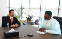 Le PDG de DP World, Sultan Ahmed Bin Sulayem, reçu par le Pm Ousmane Sonko 