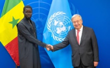 Le Secrétaire général de l'ONU, António Guterres, reçu par le Pr Bassirou Diomaye Faye