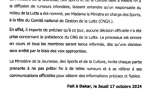 Nomination à la présidence du CNG : le Ministère des Sports dément les rumeurs sur la nomination de l'arbitre Malick Ngom !