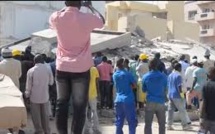 Effondrement d'une dalle à coté de l'ancienne gare routière Malick Sy (1 mort et 3 blessés)