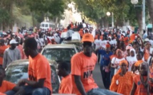 ​Premières images de l'incroyable caravane du front du NON à Thies.