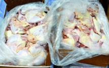 1,5 tonne de cuisses de poulets impropres saisie